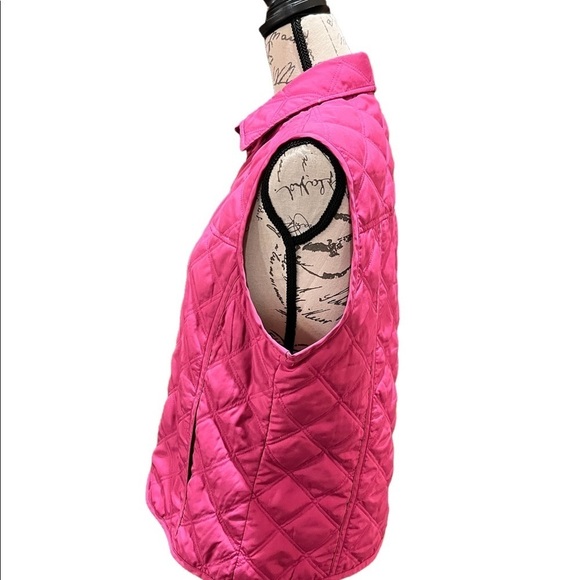 Women’s pink quilted vest size L - Picture 2 of 7